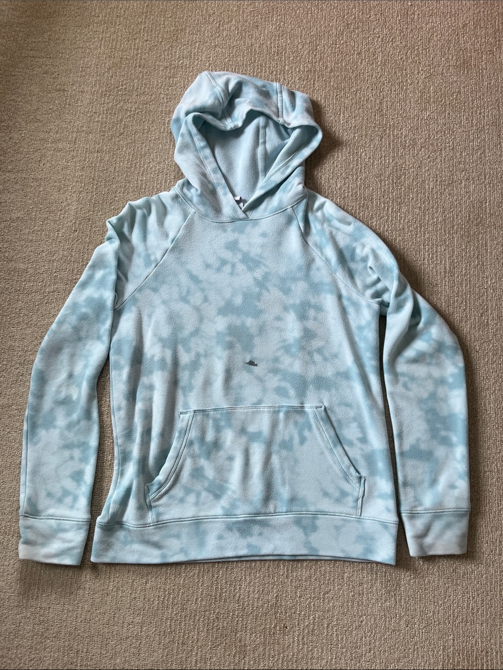 Athleta Girl Blue Tie-Dye Hoodie